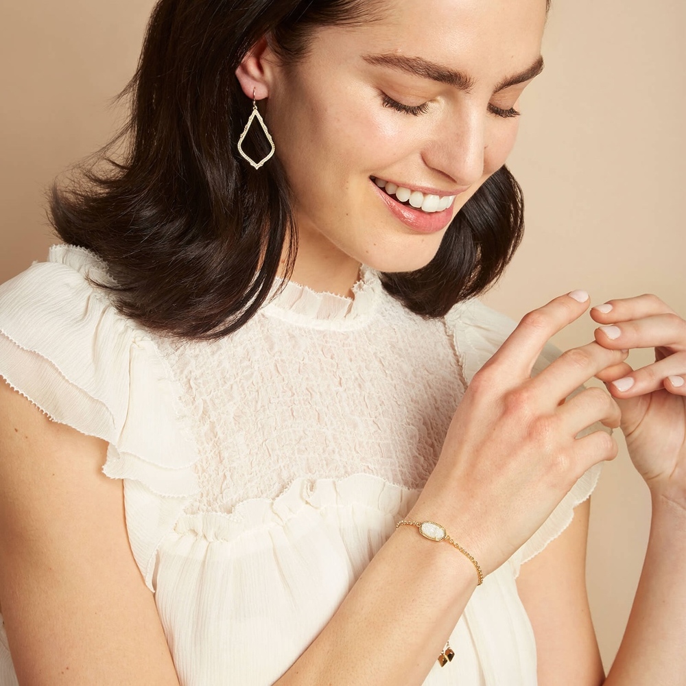 KENDRA SCOTT Sophia Drop Earrings In Rose Gold - Picture 4 of 4